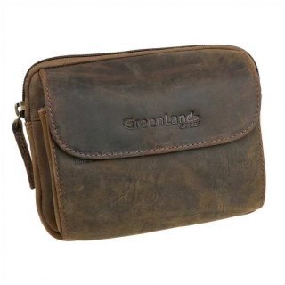Bezpečnostná kožená taška na opasok GREENLAND RFID