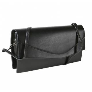 Čierna spoločenská kabelka s remienkom SENDI 