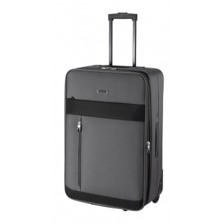 Odľahčený cestovný kufor TRAVEL LINE, stredný šedý 2,8 kg