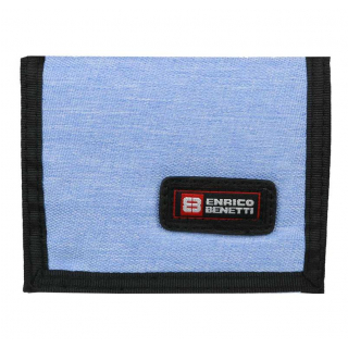 Textilná peňaženka E.BENETTI svetlá modrá 