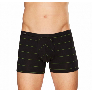 Boxerky FABIO Body & Soul čierne, dlhšia nohavica