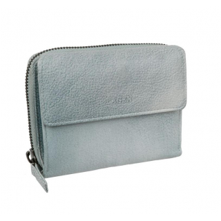 Dámska stredná peňaženka LAGEN Soft zeleno-modrá