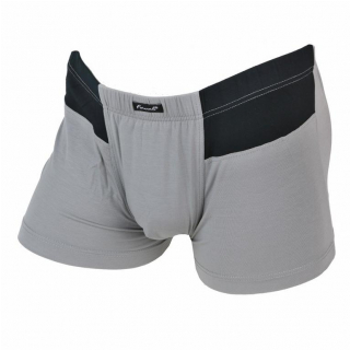 Boxerky DEZ SKIN Favab šedé