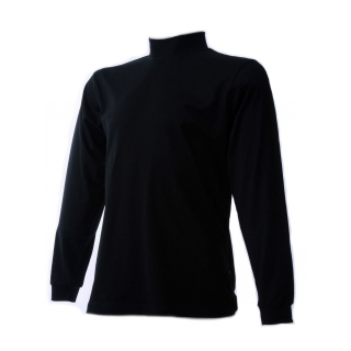 Pánsky polorolák 100% bavlna FAVAB® čierny 50017