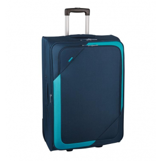 Kabínový cestovný kufor D&N 7250-16 modrý