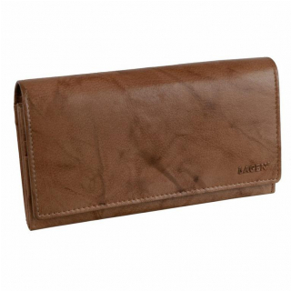 Dámska listová peňaženka LAGEN hnedá-koňak
