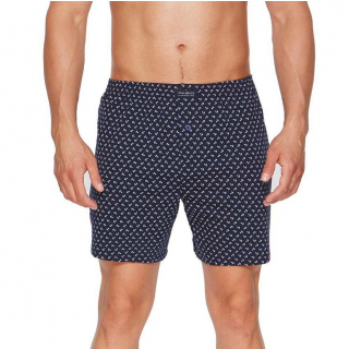 Klasické pánske trenky FABIO modré vzor kotva