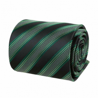 Čierno-zelená elegantná kravata 8 cm