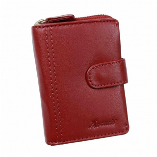 Červená dámska peňaženka z nappa kože MERCUCIO dvojdielna