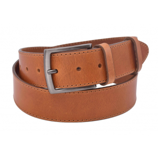 Kožený opasok koňakový MERCUCIO elegantná pracka