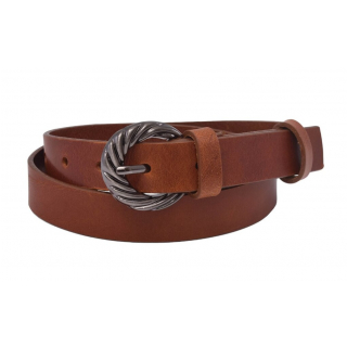 Dámsky kožený opasok koňakový MERCUCIO 2,5 cm
