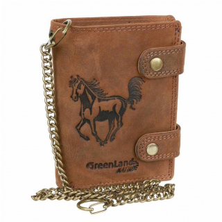 Bezpečnostná peňaženka s retiazkou HORSE GREENLAND RFID