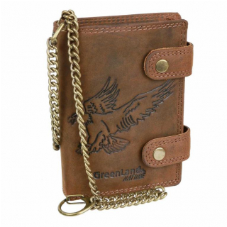 Bezpečnostná peňaženka s retiazkou OROL GREENLAND RFID