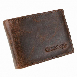 RFID Malá kožená peňaženka pre 5 kariet GreenLand