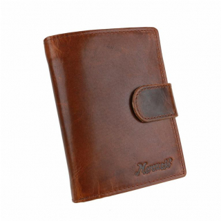 Pánska hnedá peňaženka s RFID MERCUCIO 2111502