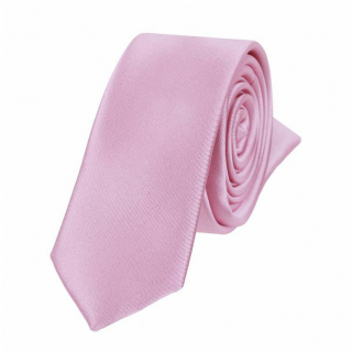 Ružová slim kravata 4,5 cm, 4001-11