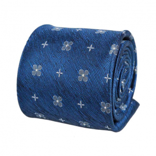 Luxusná kravata s modrým odleskom V.I.P. hodváb