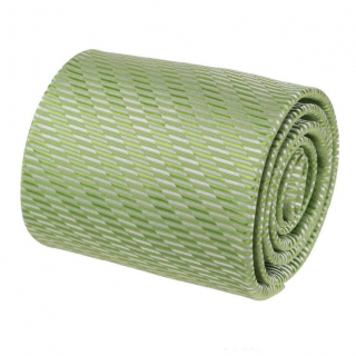Pánska kravata zelená, perleťový odlesk