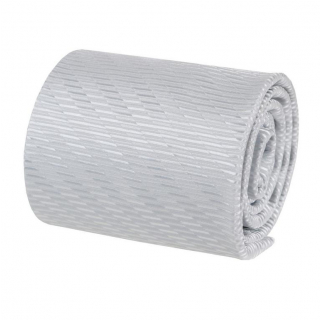 Šedo-biela kravata s odleskom ORSI 8 cm