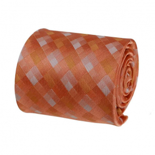 Oranžová kravata ORSI 8 cm