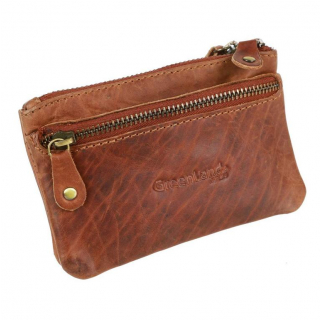 Veľká kožená kľúčenka-puzdro na karty s RFID GREENLAND 