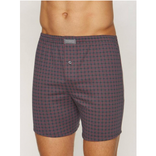 Klasické pánske trenky FABIO šedo-modré