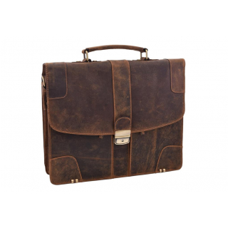 Aktovka na dokumenty MERCUCIO, hunter koža