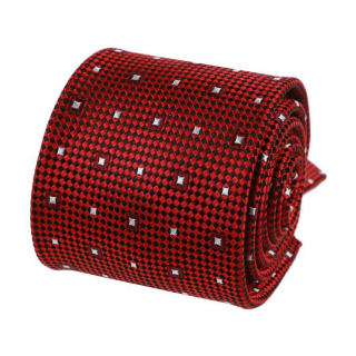 Luxusná hodvábna kravata V.I.P. červená