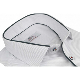 Elegantná svetlá šedá slim košeľa BEVA T2036