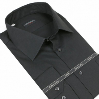 Pánska košeľa KLEMON Klasik čierna