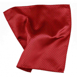 Vreckovka do saka červená s tkaným vzorom ORSI