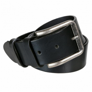 Kožený opasok čierny MERCUCIO š 3,8 cm 