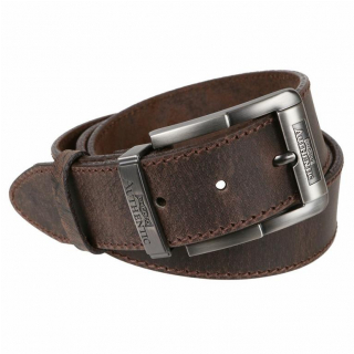 Opasok džínsový z brúsenej kože MERCUCIO š 3,8 cm 