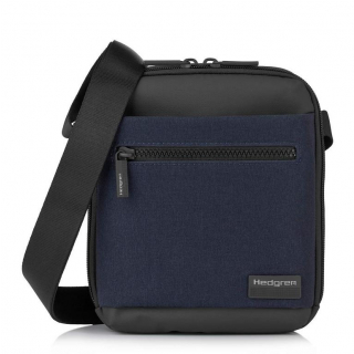 Crossbody taška na 7" tablet 21x16x8 HEDGREN čierno-modrá
