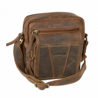 Príručná kožená taška na rameno MONTENEGRO GREENLAND 