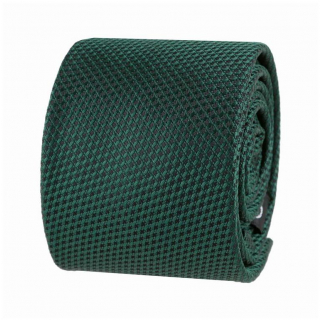 Slim kravata ORSI zeleno-čierna 6 cm