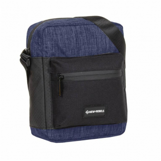 Taška na rameno 17x21 NEW REBELS modrá