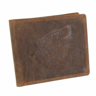 Pánska kožená peňaženka-dokladovka VLK MERCUCIO