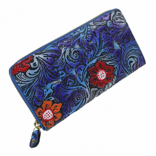 Dámska kožená peňaženka MERCUCIO modrá