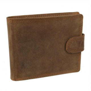Pánska peňaženka so zapínaním MERCUCIO brúsená koža