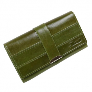 Dámska listová peňaženka s bohatým členením MERCUCIO zelená 