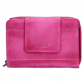 Veľká dámska peňaženka SOFT 15 kariet, fuchsia