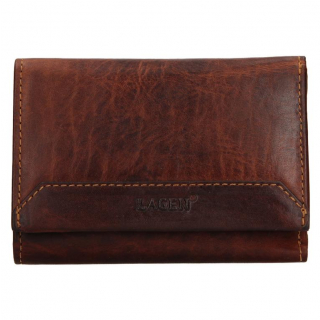 Dámska luxusná peňaženka LAGEN® hnedá LG-10/M