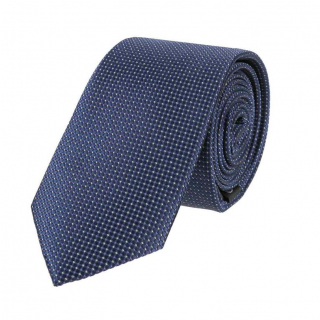 Modrá námornícka biznis kravata SLIM 6 cm