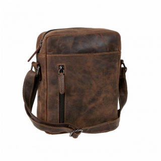 MERCUCIO | Crossbag taška rustikálna z byvolej kože 19x24x7 cm