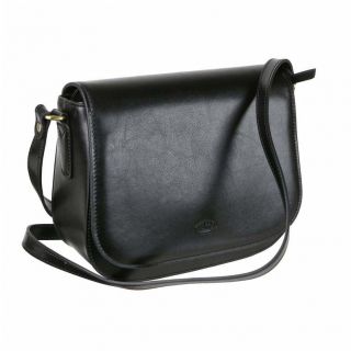 Dámska luxusná kabelka KATANA 18x24x8 cm čierna