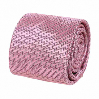 Pánska sýto-ružová kravata ORSI BUSINESS TIES