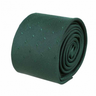 Pánska SLIM kravata ORSI BUSSINES TIES smaragdovo-zelená