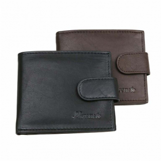 Pánska menšia peňaženka so zapínaním MERCUCIO teľacia koža