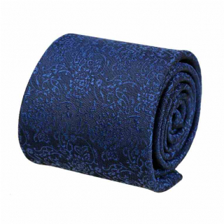 Hodvábna kravata V.I.P. ORSI modrá kráľovská 